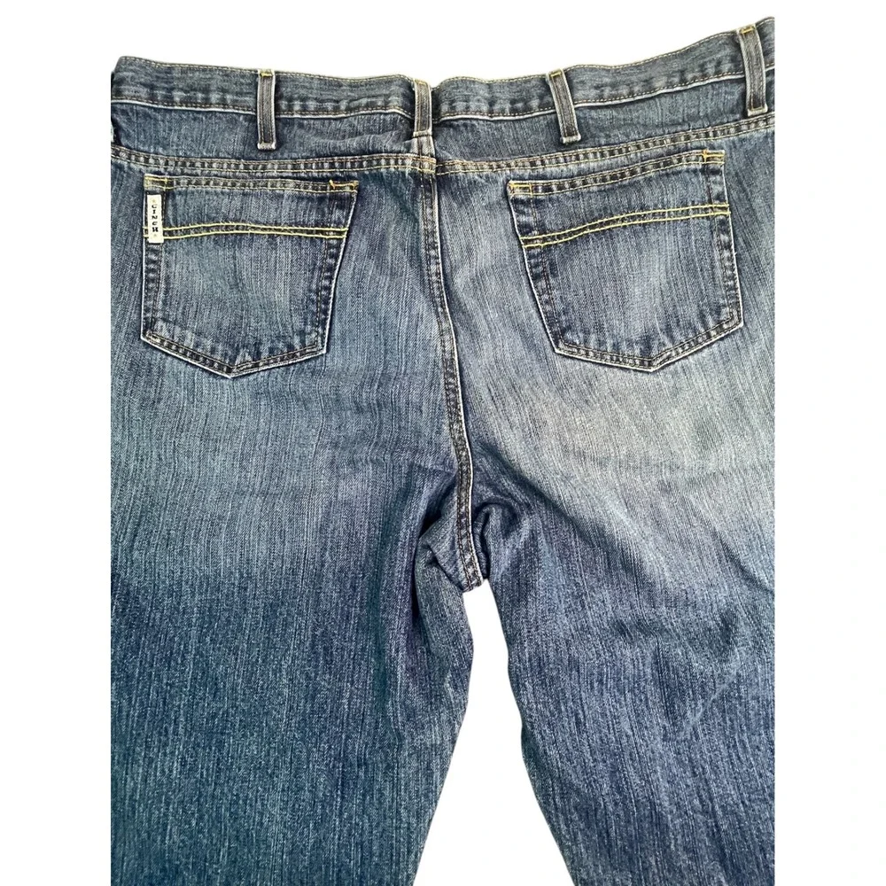 Cinch Men's Straight Leg Denim Jeans Blue Medium Wash 40x30 Style MB92834013